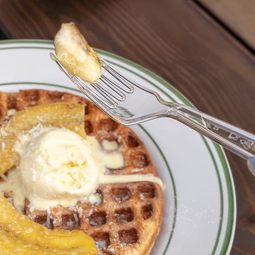 Miniatura 5 de Tenedores de plástico resistentes, desechables para suministros de fiesta, transparentes, 400 unidades