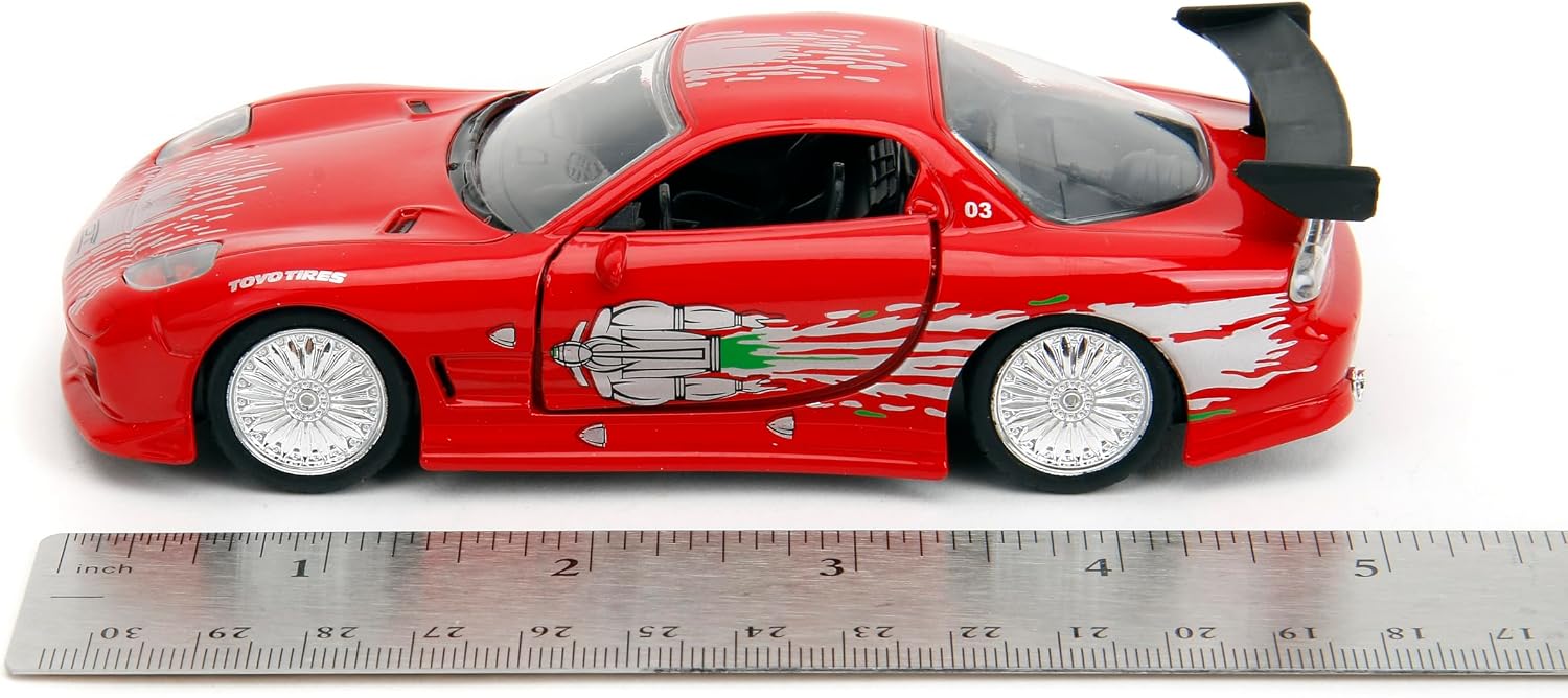 Jada Fast & Furious Mazda RX-7 1:32 Die-cast Car, Toys for Kids and Adults