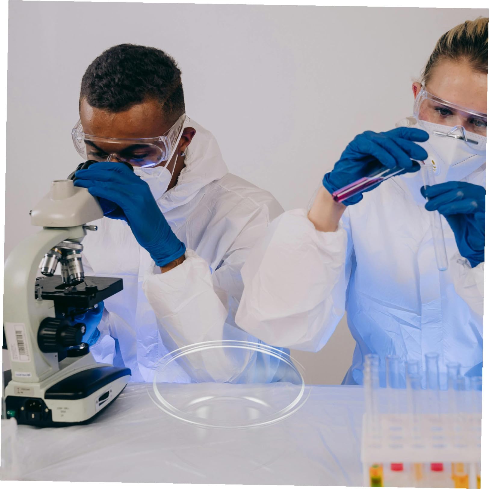 ERINGOGO Runder Glasbehälter Leicht zu Reinigen Multifunktional und Labortank aus Glas für Labor Experimente für Wissenschaftliche Anwendungen im Labor