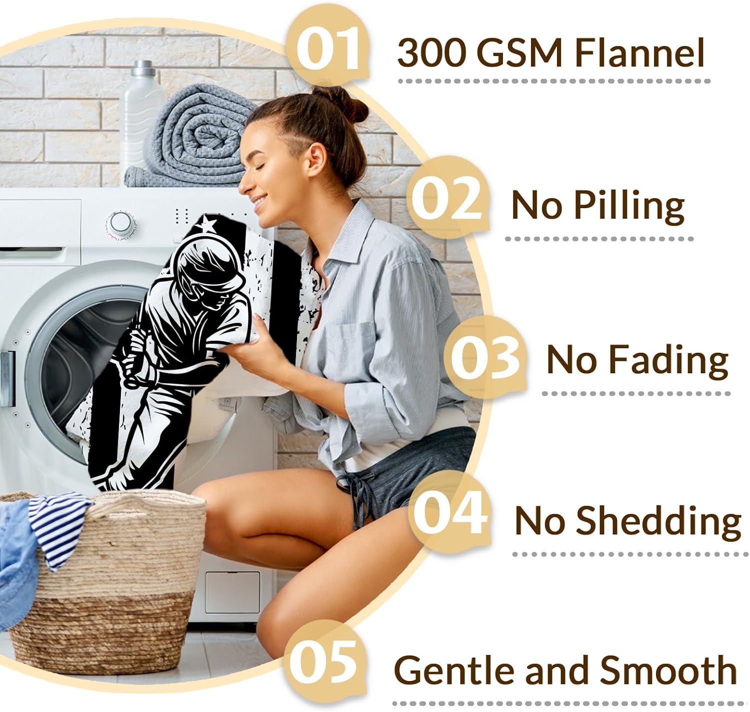 Baseball Gifts for Kids Son Grandson - 50x40 Inches Small Soft Fuzzy Flannel Boys Blankets Accessories Throws Decor for Travel Cars Office All Seasons - Image 7