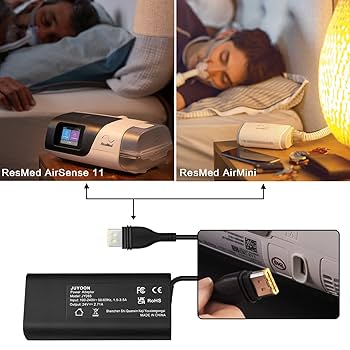 ［CPAP CAR電源　ユーズド］［レスメド社スリープ11シリーズ専用］ CPAP AC電源アダプター ユーズド］［レスメド社スリープ11