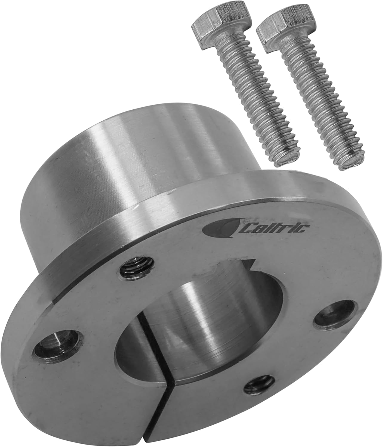 Caltric Deck Spindle Pulley Split Tapered Hub Bushing Compatible with Wright Stand Stander 71460111