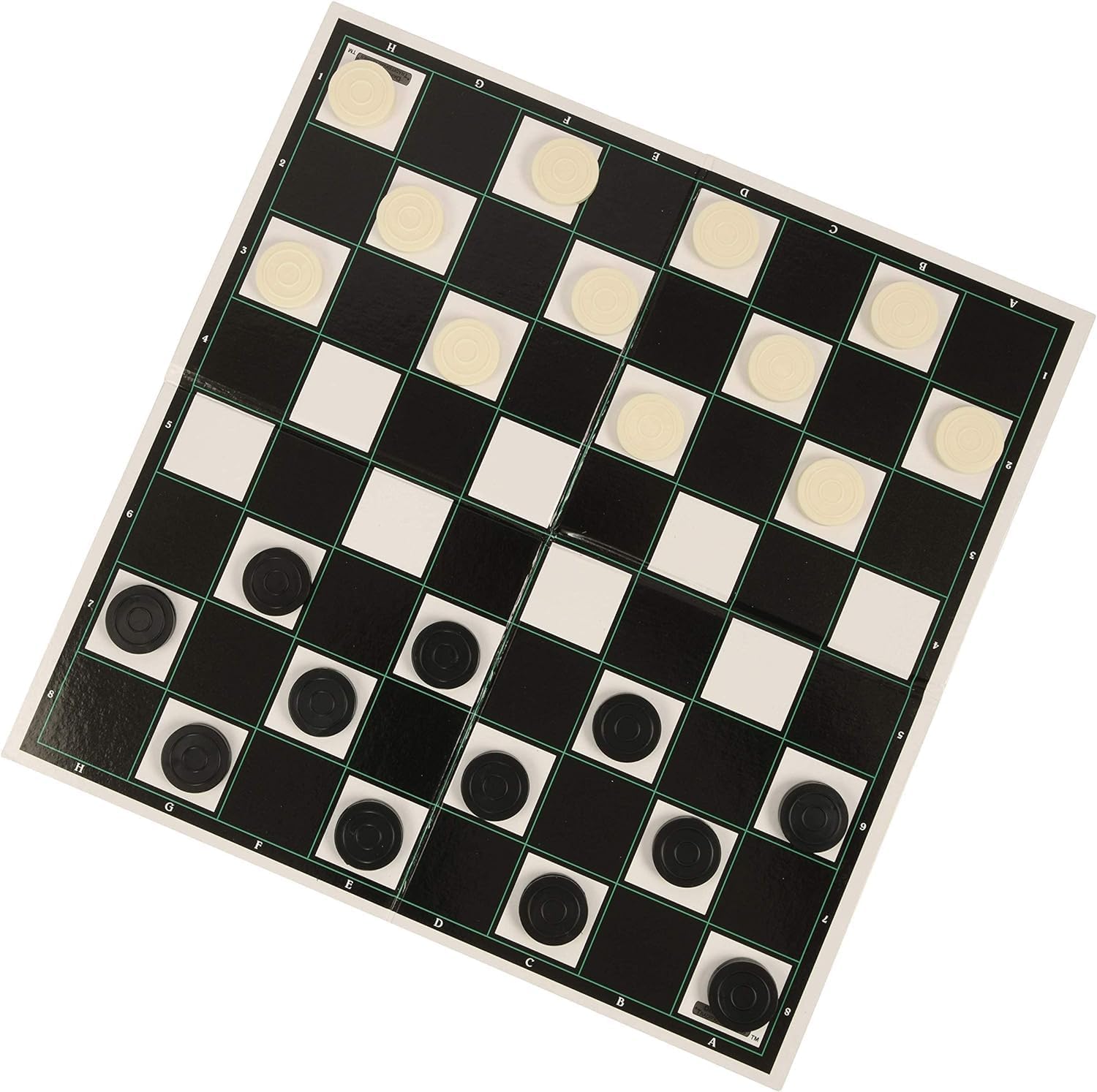 HTI Toys Traditional Games Draughts Set Board Game for Kids Adults