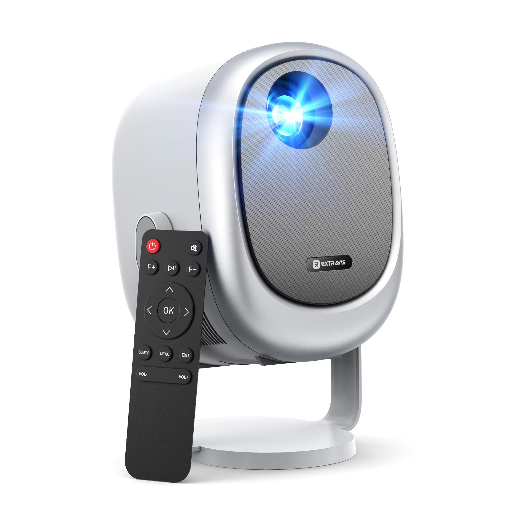 Amazon.com: Projector with WiFi and Bluetooth,【360° Rotatable