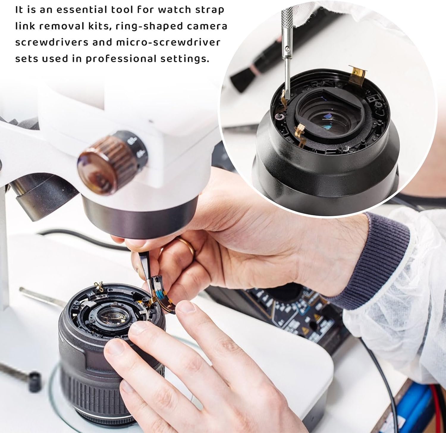 Watch Screwdriver Set, Including Multiple Sizes (0.6-2.0mm), Precision Repair Tools, Mini Portable Flathead Screwdrivers, for Watch, Eyeglasses, Electronics Repair and Jewelry Making, 8-Piece Set.
