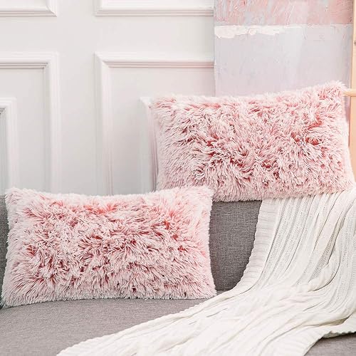 Faux Fur Cushion Covers (2-Pack)