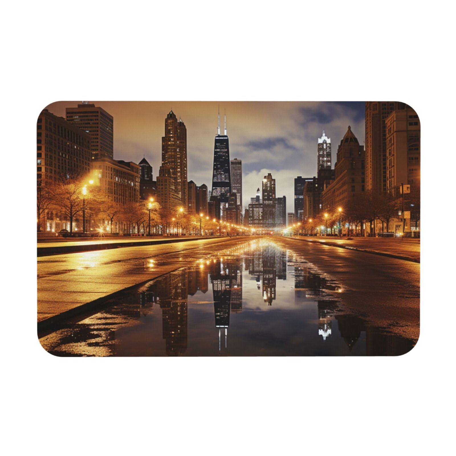 Tapis de bain super absorbant Chicago antidérapant