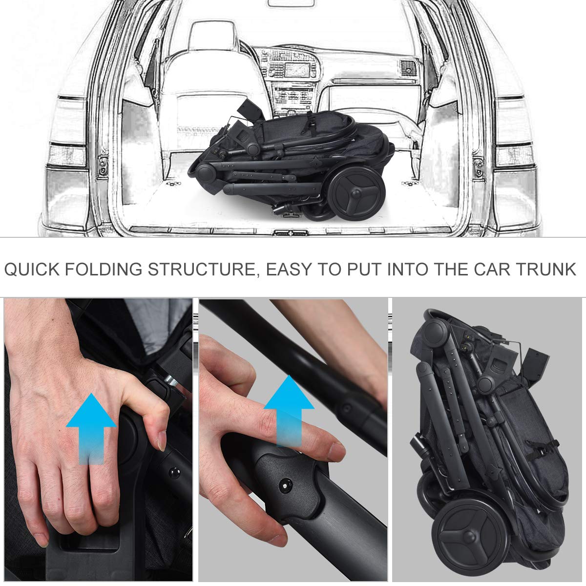 infans double stroller