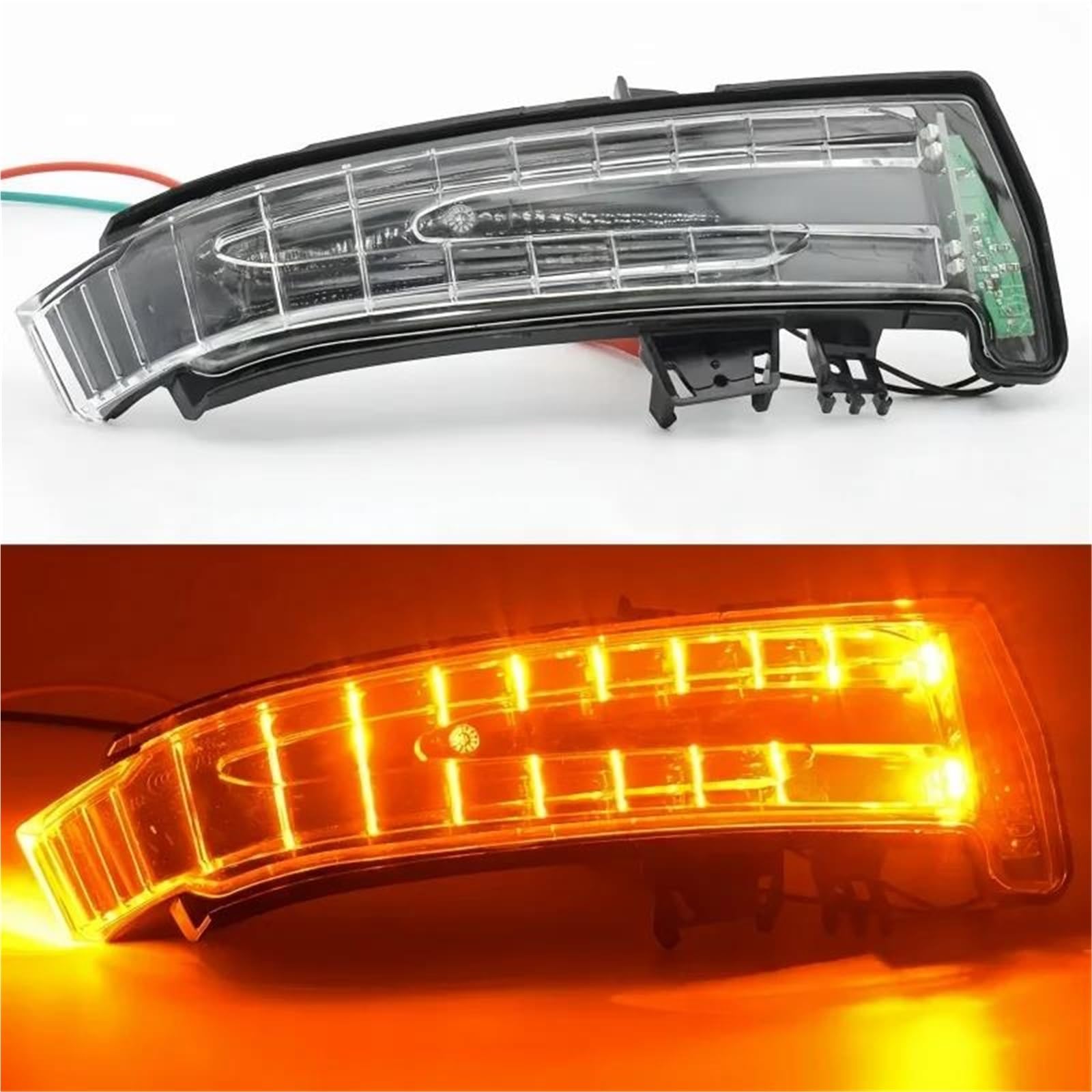 Luce per auto durevole Indicatore Specchietto Retrovisore Auto Per W204 W176 W246 C117 C218 A207 W221 W166 Accessori(Right side 1pcs)