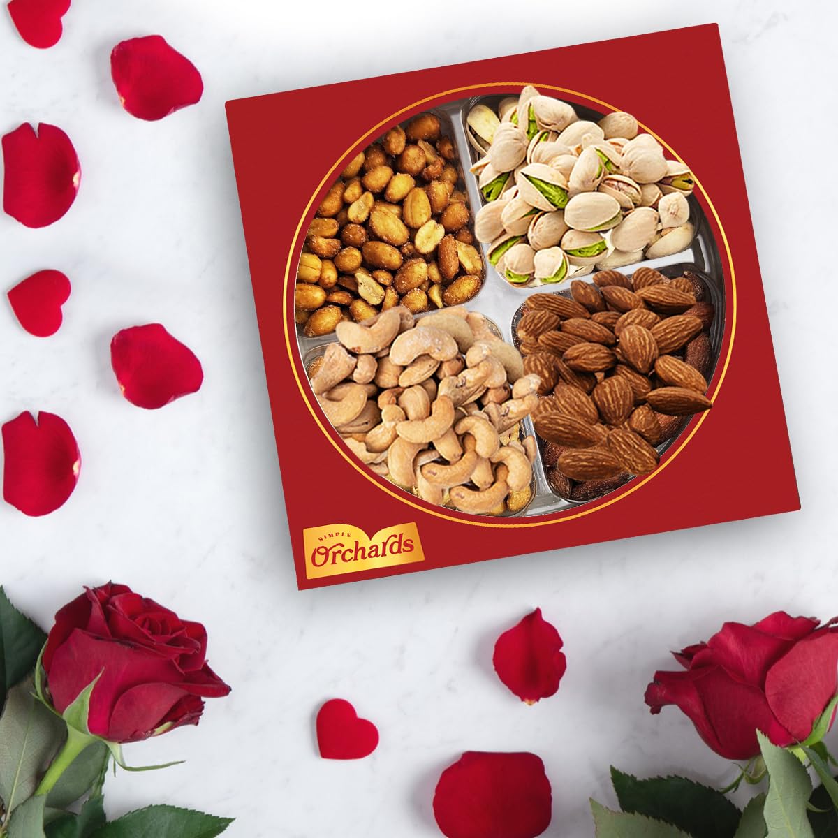Nuts gift Basket of Cravings Gourmet Nuts Collection, Mixed Nut Gift Box view 3