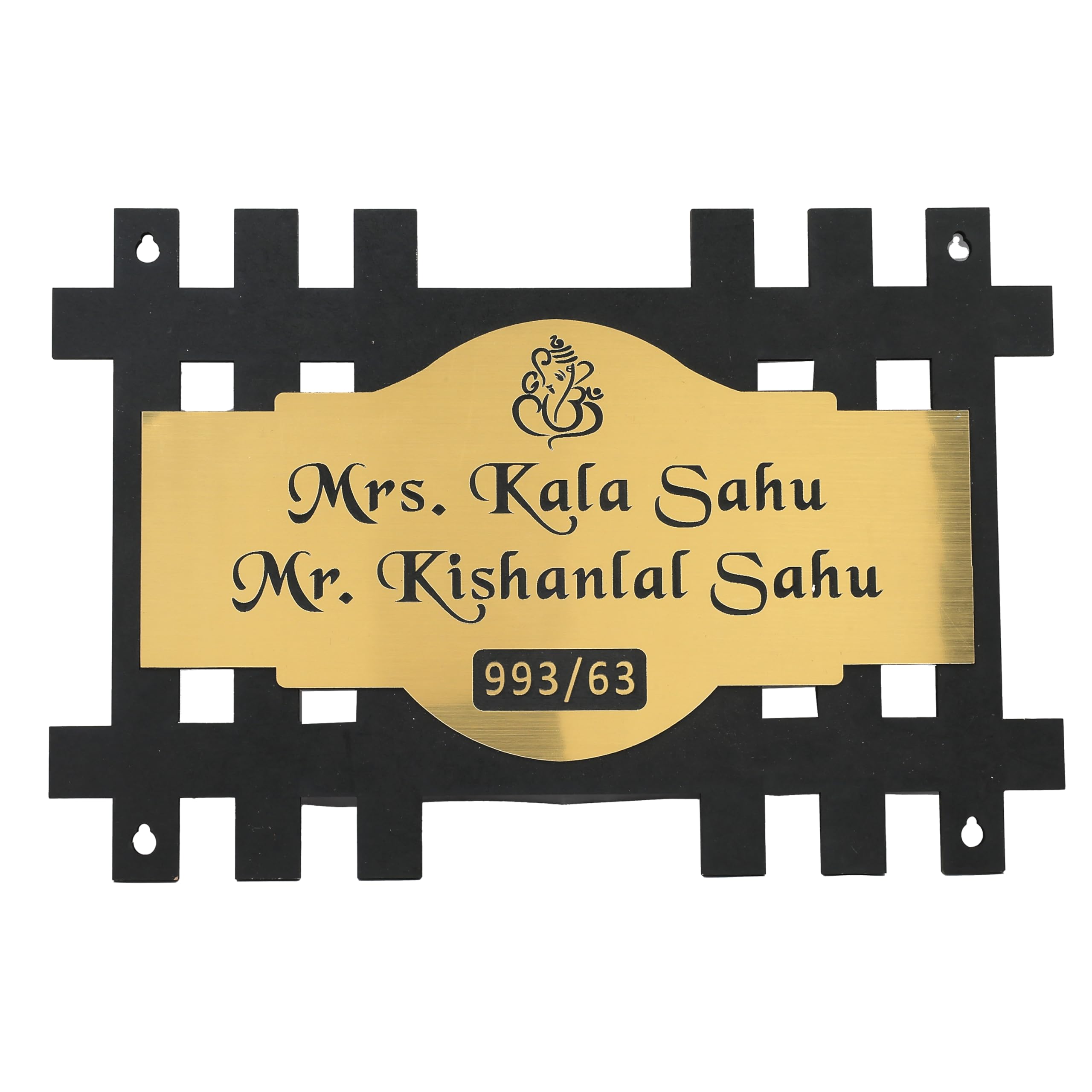 Bright Wood Craft Wooden Personalized Door Name Plate for Enhance Home Entrance Ideal for Home,Office,Outdoor Entrances-Perfect Gift|Acyrlic|Beautiful Home Decor|Walls|Door | (Gold) (Size 20 x 30 cm) (B09SHVQ6YP) Amazon Price History, Amazon Price Tracker