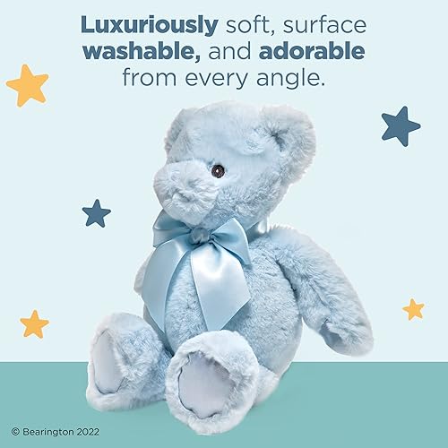 Miniatura 2 de Bearington Baby - Peluche de peluche 10 pulgadas color azul