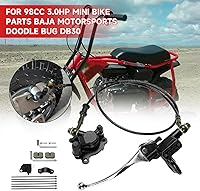 Vista 8 de GREHUA Kit de Frenos Hidráulicos Mejorado para Mini Moto Compatible con Baja Doodle Bug DB30 Blitz Racer Dirt Bug Predator 79cc 97cc 2.8hp Piezas