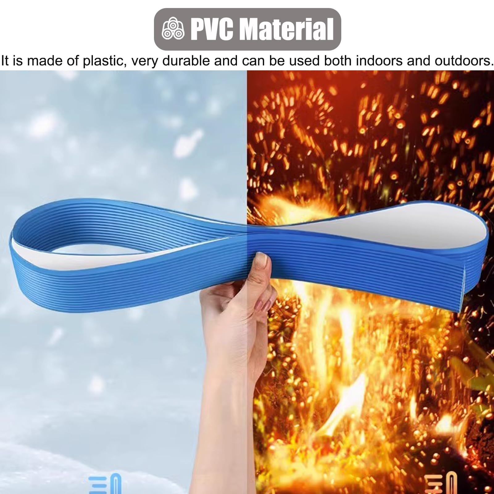 5M elastyczne wykończenie ir Ed z klejem żółte 100 mm (4") profil trat do laminatu Flo Indoor ir Safe Strip i łatwy do włożenia