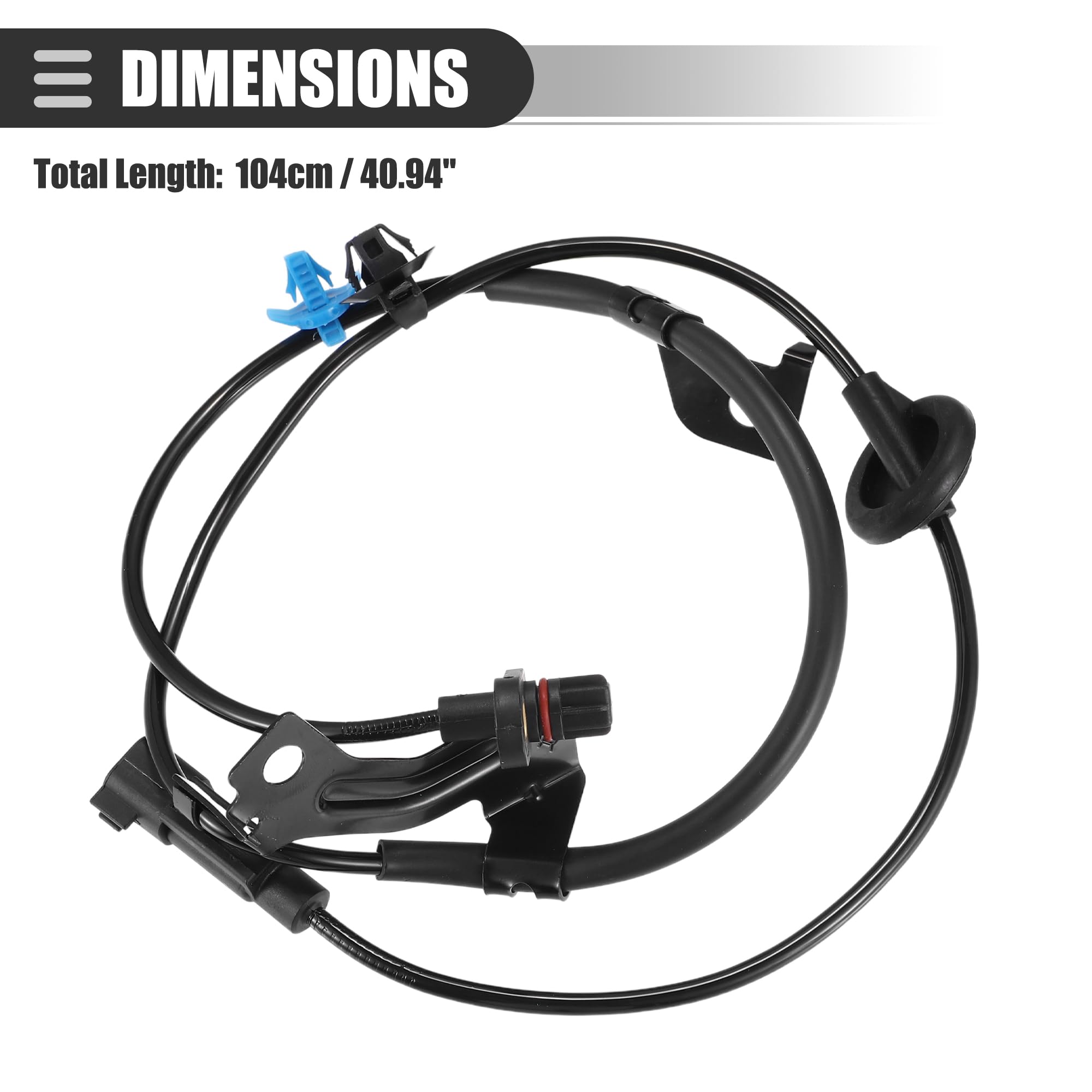 QUARKZMAN ABS Ruota Sensore velocità, per Mitsubishi Lancer Outlander, 2pz