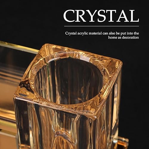 Miniatura 3 de Mic Stand Acrylic Desktop Holder Tabletop Stable Storage Wear-Resistant Desk Stand