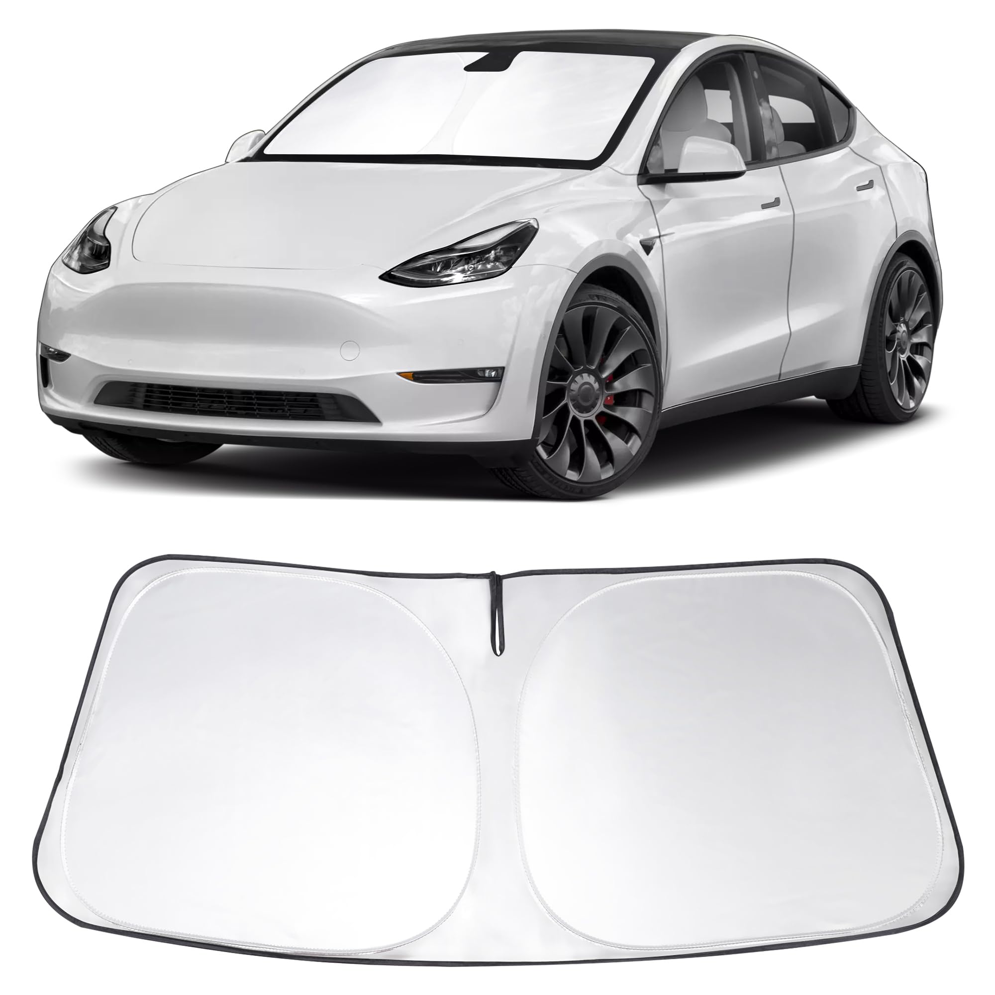 Windshield Sunshade for 2025 2026 Model Y Juniper/Model 3