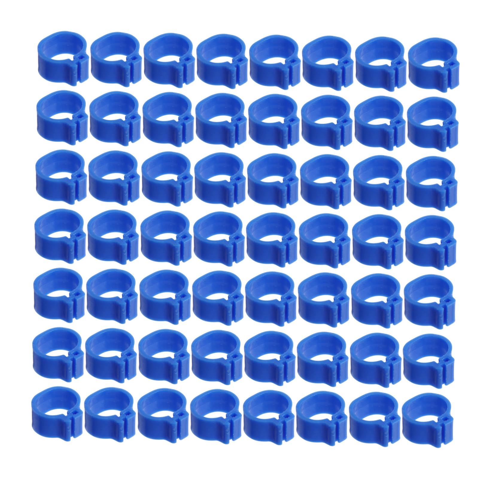 HOLIDYOYO 100 Pcs Leg Bands Practical Clip Identification Rings for Poultry Management Easy to Apply and for Adult Pigeons Ducks and Chickens