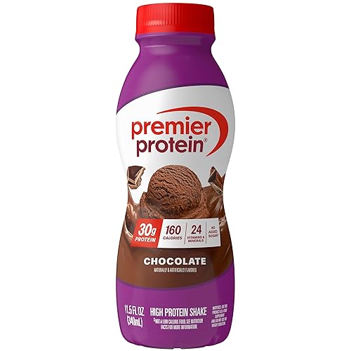 Premier Protein Batido proteico de 1.06 oz, chocolate, 11.5 onzas líquidas