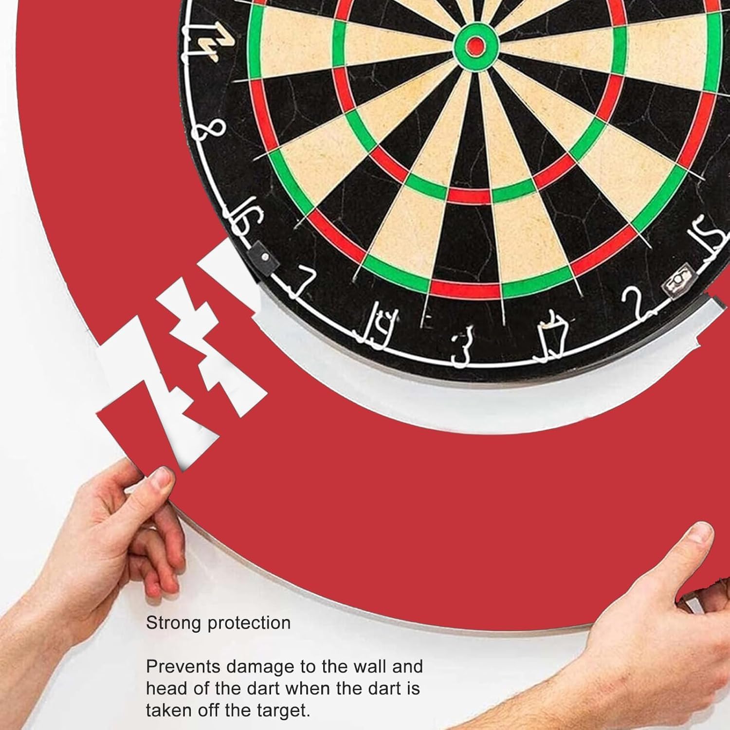 Dart Catchring Surround, Surround Auffangring Dart Backboard, Sirve para Proteger Las Paredes Alrededor de la Diana, 4 Piezas