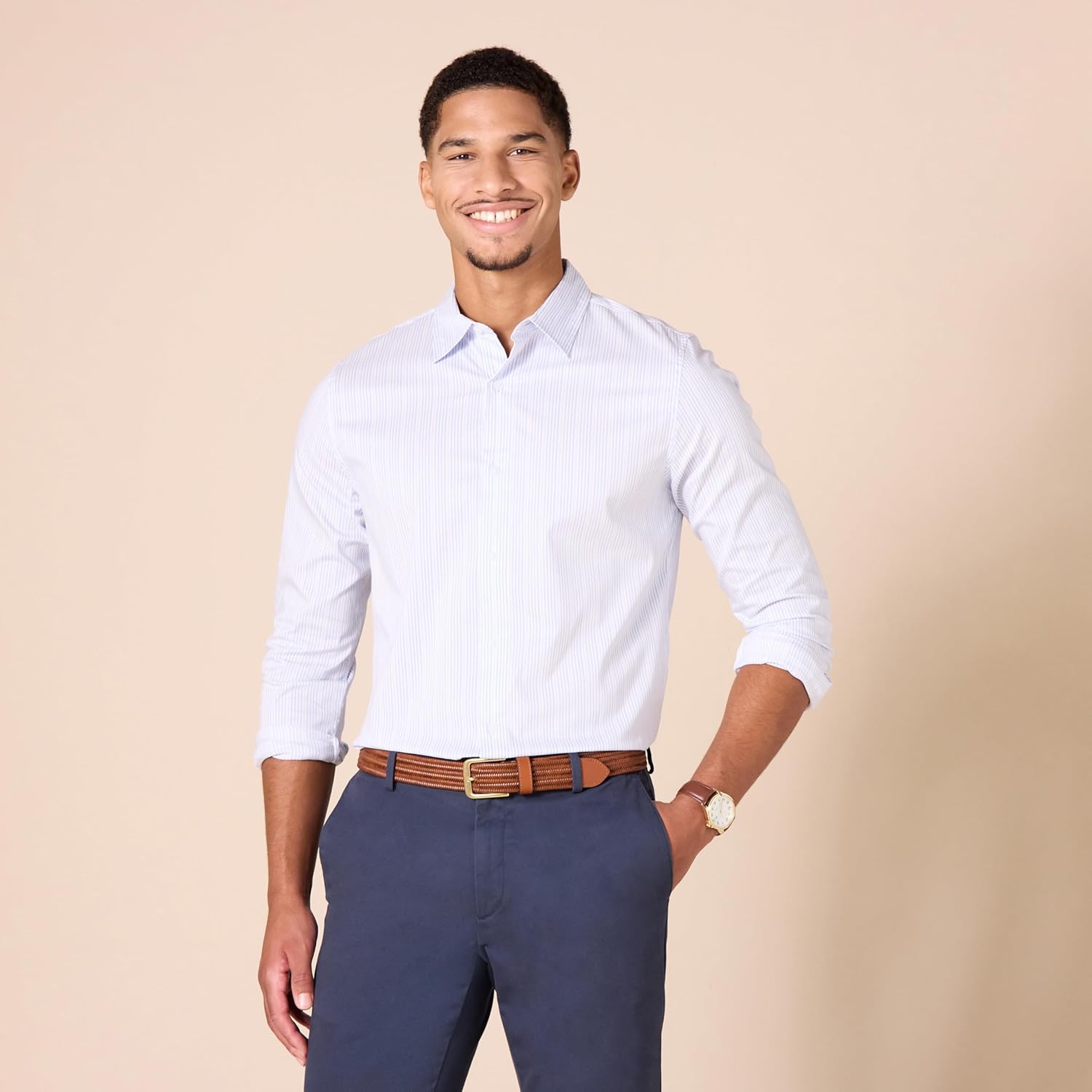 Amazon Essentials Men's Tubular Stretch Weave Belt - Image 5