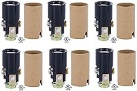 Vista 1 de Creative Hobbies 10025 Candelabro Base Fenólica sin llave, 1-1/2 pulgadas de alto total, 1/8 IP Hembra, 1/8 IP, paquete de 6