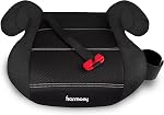 Harmony Dreamtime Elite Siège d'appoint à dossier élevé – 2-in-1 Siège de voiture booster de ceinture avec porte-gobelet & Guide de ceinture d'épaule, pour les enfants de 18 à 50 kg (40 à 110 lb), 86 à 145 cm (34 à 57 po) - noir