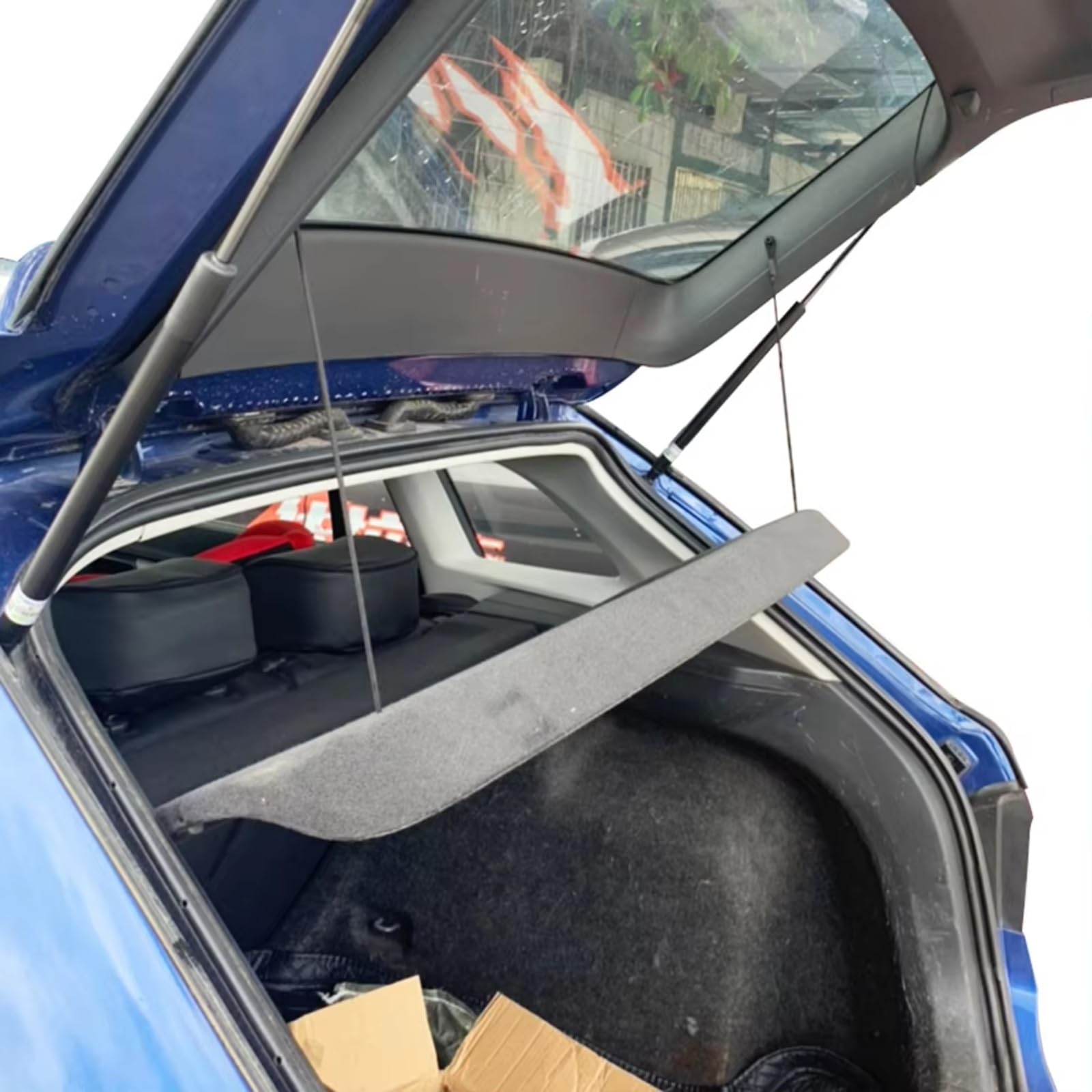 Trasera Maletero Cuerda Compatible con VW para GTI 2006-2013 1K6863447A9B9 Correas Estante De Paquete Trasero De Coche Cordón De Sujeción Maletero Cordón Puerta Trasera Bandeja Maletero Cuerda