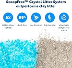 PetSafe ScoopFree Premium Self-Cleaning Cat Litter Box Tray Refills - Disposable - Non-Clumping Crystal Litter - 3-Pack