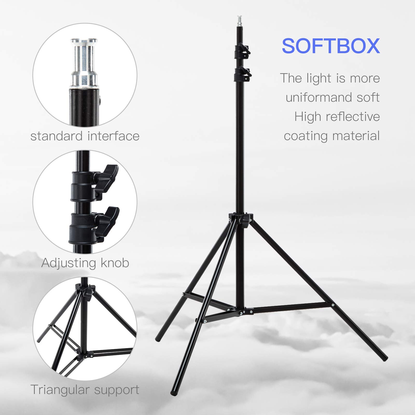 Buy SUNCOO Video Studio Umbrella Lighting Kit,Green Screen with Stand