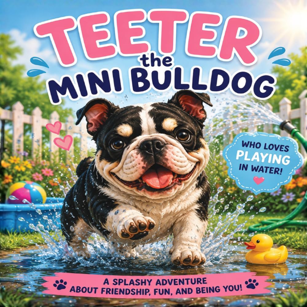 Teeter the Mini Bulldog: A splashy adventure about friendship, fun, and being you