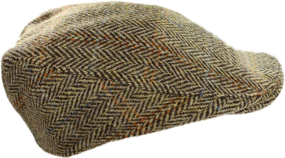 Touring Cap Tweed Brown Herringbone Hanna Hats Ireland XL Apparel