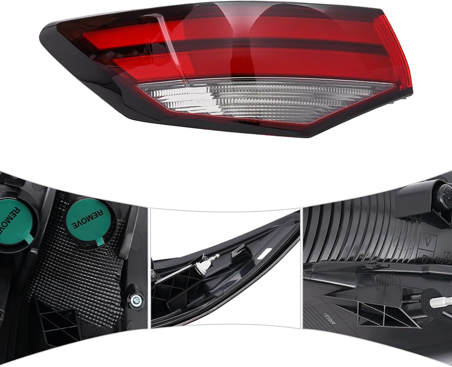 Tail Light for Nissan Sentra 2020 2021 2022, Left & Right Halogen Tail Lamp Assembly Pair, Direct Replacement, Compatible with OEM 265556LB0A 265506LB0A (Left Driver Side)