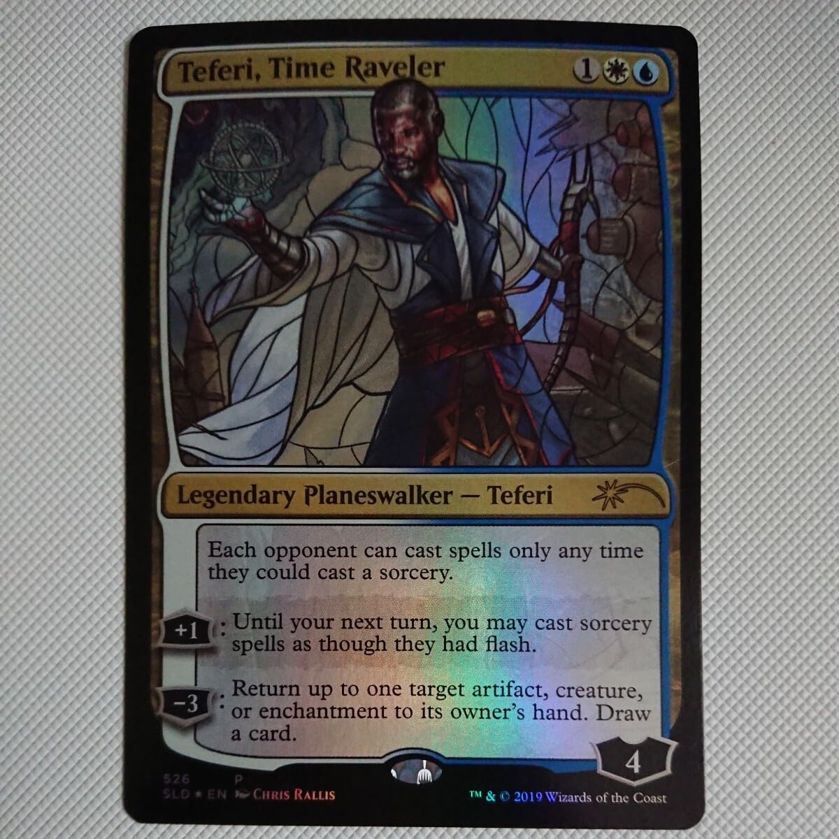 MTG　時を解す者テフェリー　ステンドグラス　foil MTG 時を解す者テフェリー ステンドグラス foil FOIL】【英】時