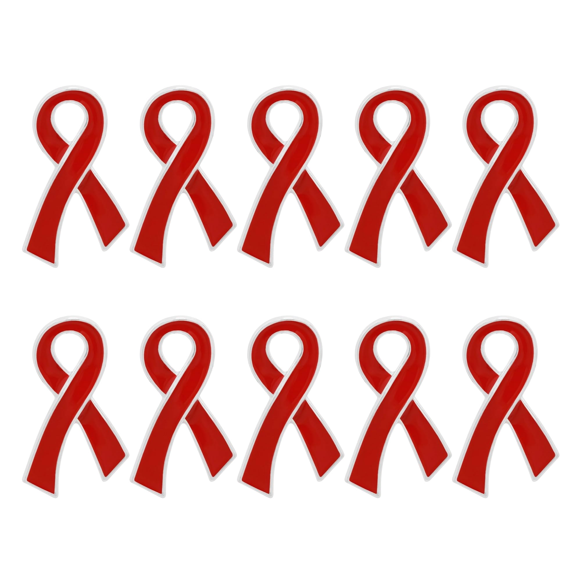 Ribbon Pins 1/5/25/100 for Cancer &amp; Disease Awareness - Various Causes - Bulk Quantities Available for Support Groups and Fundraising