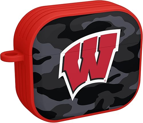 Miniatura 3 de AFFINITY BANDS Wisconsin Badgers Camo HDX - Funda compatible con Apple AirPods Generation 3