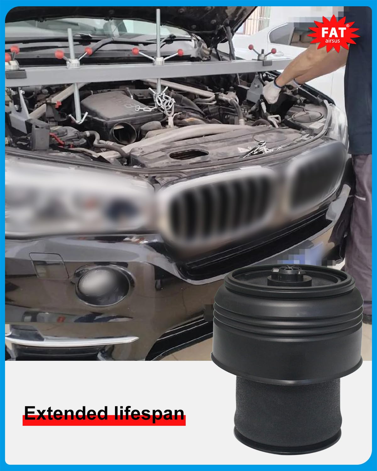 Kit de reparación de suspensión neumática trasera para BMW X5 F15 X6 F16 2015-2018# 37126795014 (derecha izquierda) 37126795013