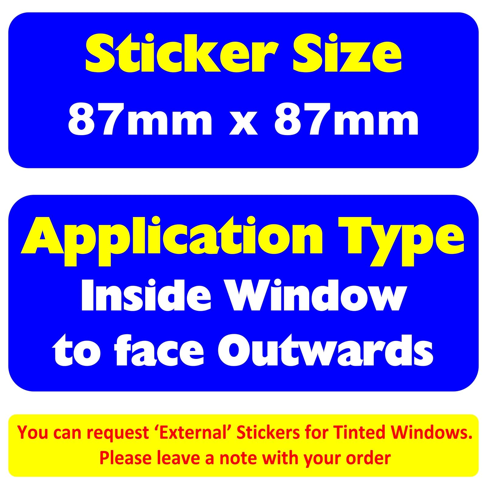 Safety Stickers 6 X Alarm System Warning Security Stickers - Waterproof ...