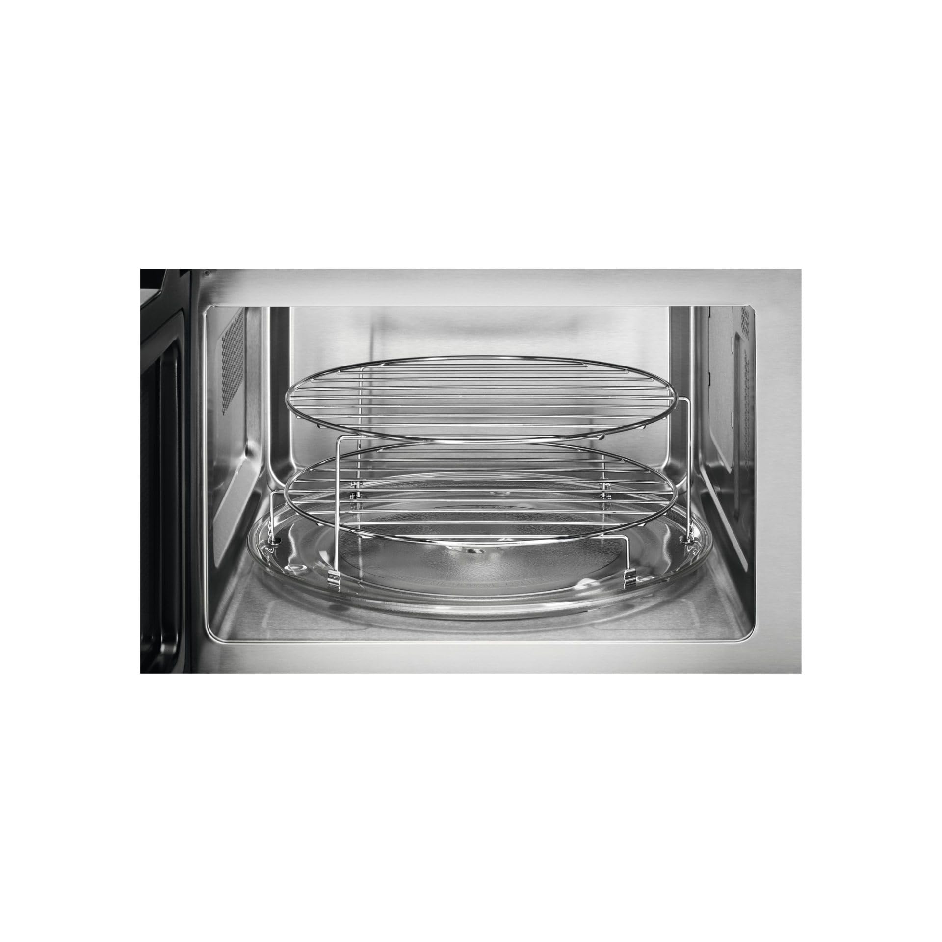 Microonde Grill Incassabile Electrolux KMFD264TEX - Microonde + Grill Integrabile Inox Antitraccia e Nero - 26 litri - 900 W