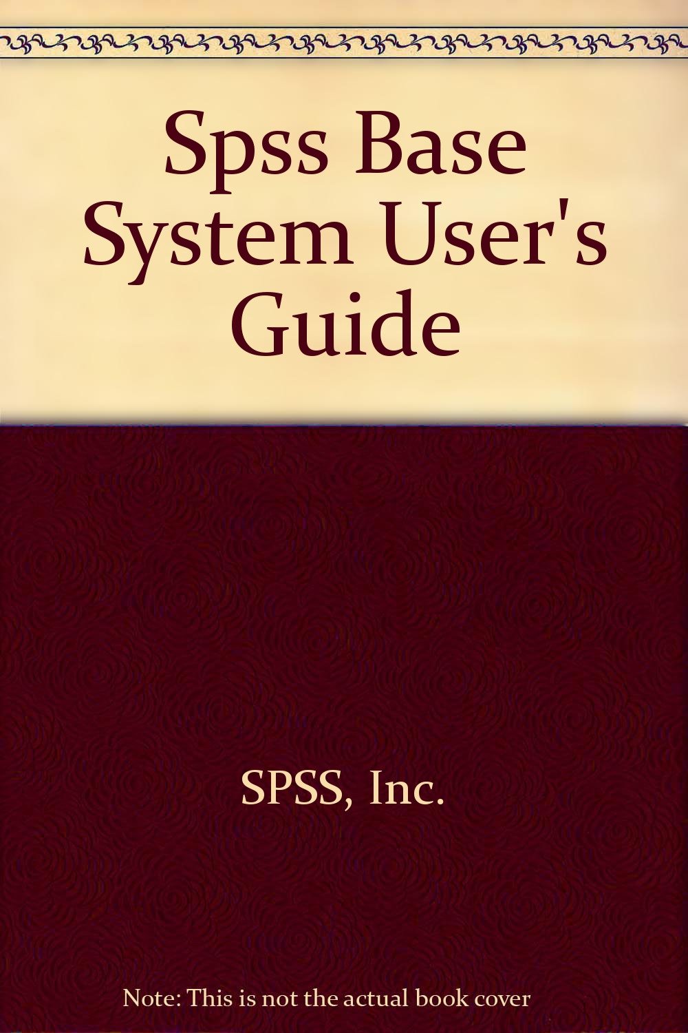 SPSS Base System User's Guide, Release 4