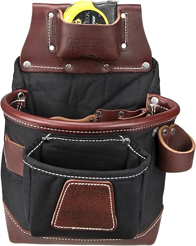 Occidental Leather FatLip - Bolsa para herramientas, 13 bolsillos y portaherramientas, fabricada en Estados Unidos