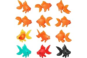 Artificial Fake Gold Fish for Aquarium – Pack of 12
