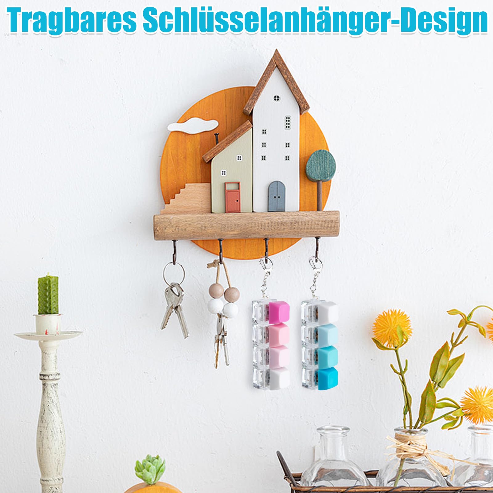 2-sztukowy zestaw przezroczystych zabawek Fidget Toys dla dorosłych, zabawki antystresowe dla dorosłych z kluczami, antystresowa klawiatura PC do biura i szkoły, dla dorosłych i młodzieży