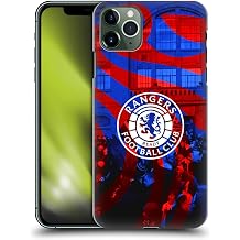 Head Case Designs Officially Licensed Rangers FC Logo Stadium Crest Hard Back Case Compatible with Apple iPhone 11 Pro Max