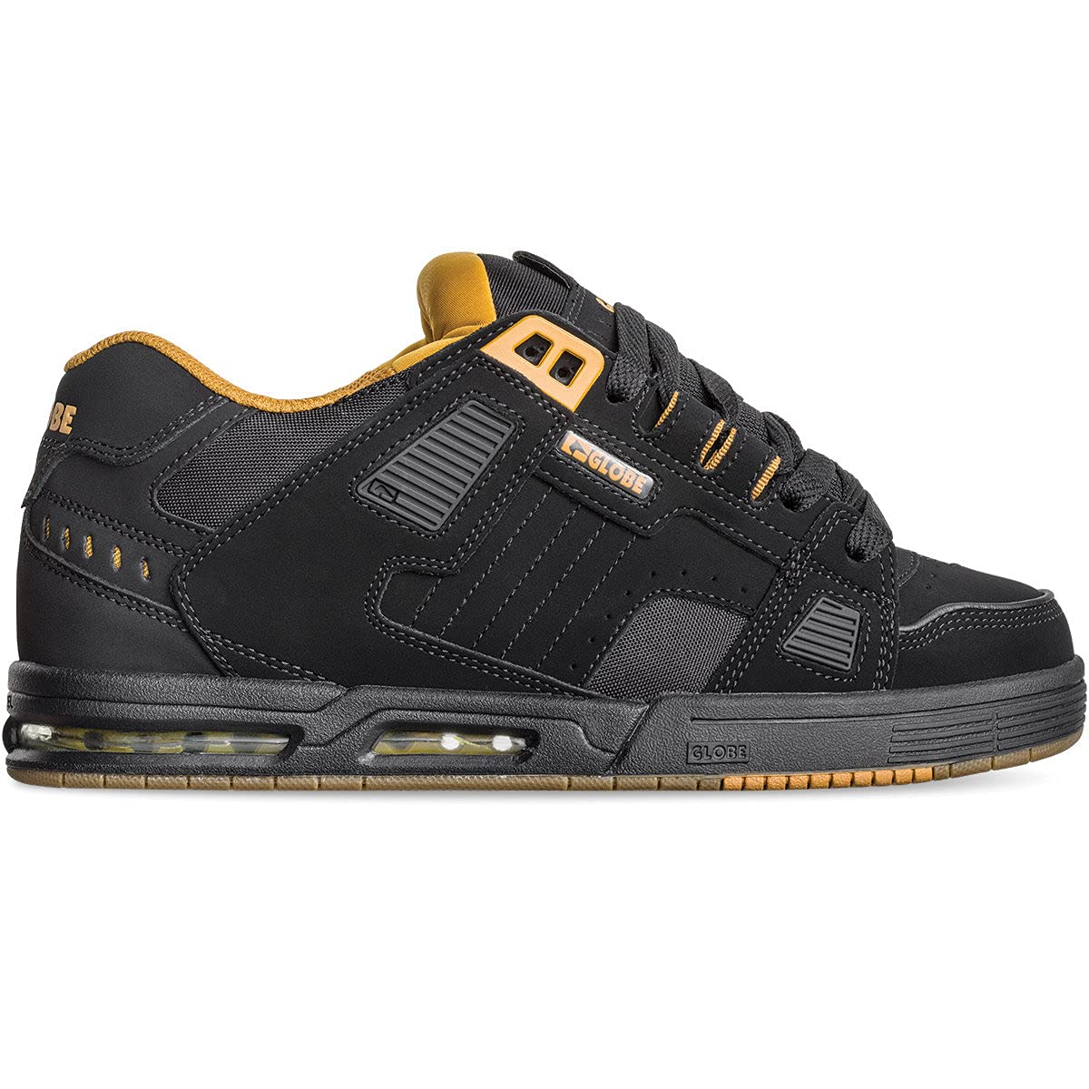 Globe Sabre, Men's Skateboard Shoes, Black Toffee, 4 UK