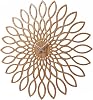 Karlsson Sunflower MDF Wood Finish Wall Clock