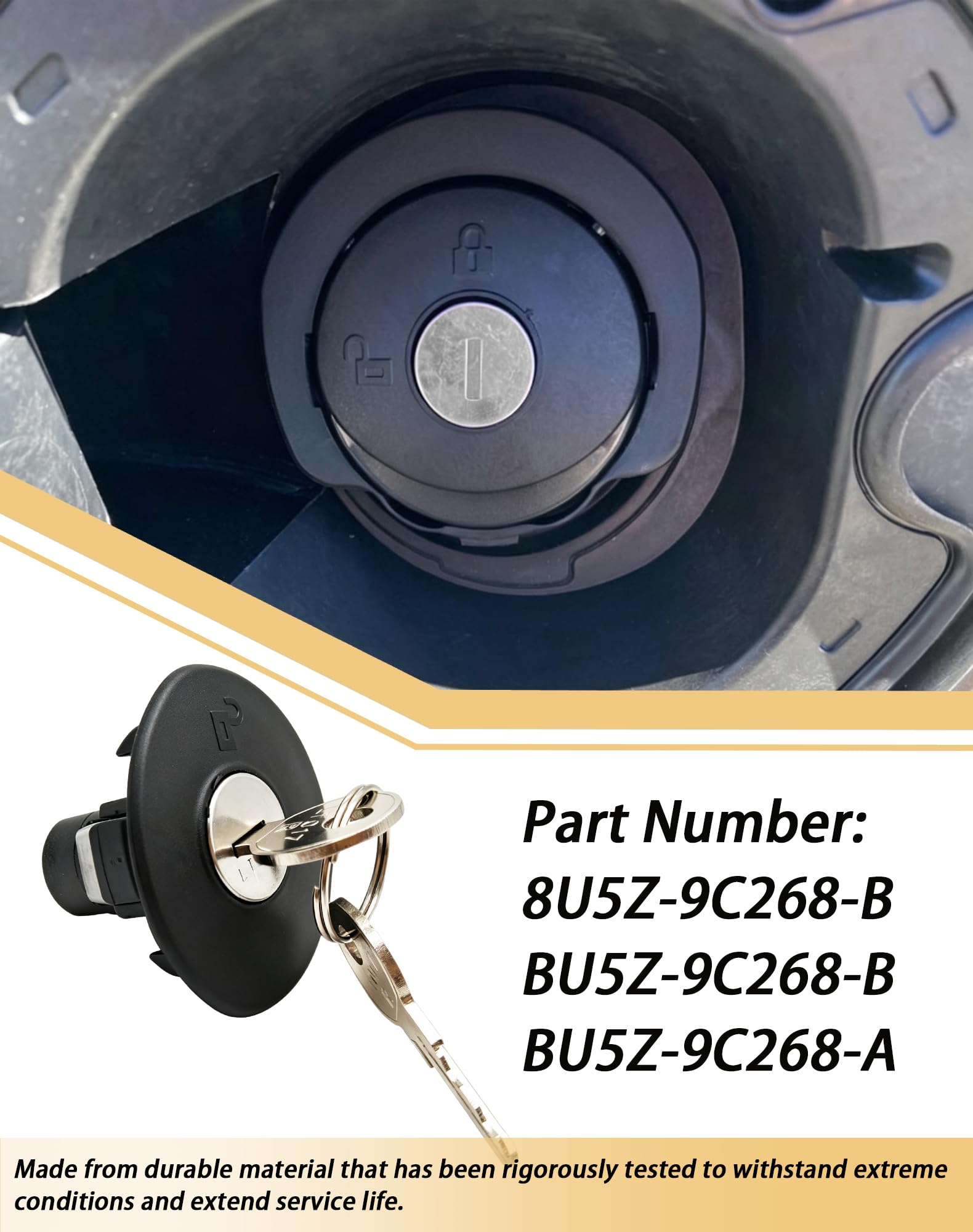 ZZCSZ 8U5Z9C268A，8U5Z9C268B gas cap : Amazon.sg: Automotive