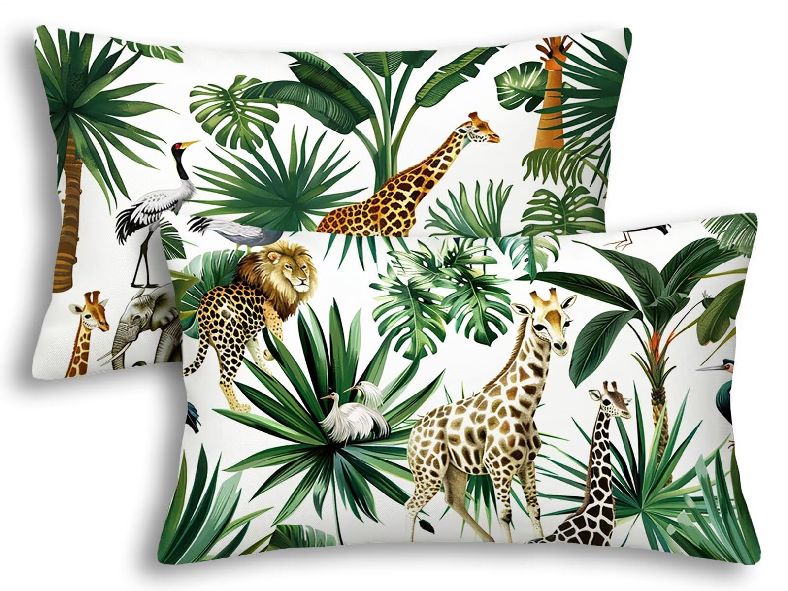Housse coussin extérieur imperméable blanc pour canapé et salon de jardin