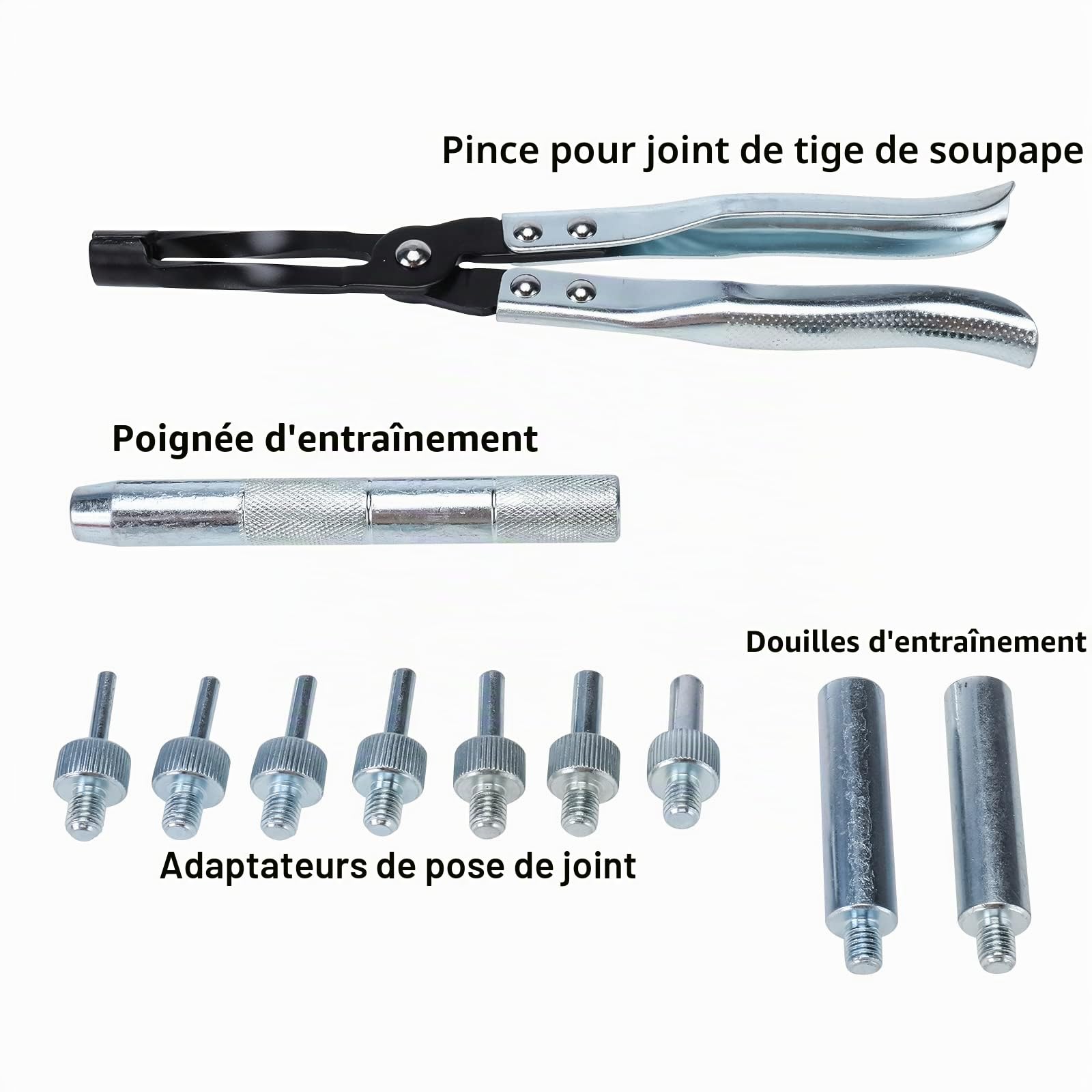 BOOMSTART Lot de 11 pinces de soupape - Pour joint de valve