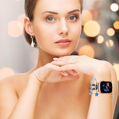 Miniatura 6 de REALSIGN Elegante pulsera compatible con correas de Apple Watch de 1.496 pulgadas, 1.575 pulgadas, 1.614 pulgadas, 1.654 pulgadas, 1.732 pulgadas,